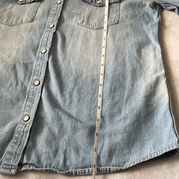 Harlow Light Denim Long Sleeve Shirt - Fits Small - Picture 9 of 9